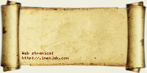 Una Dangubić vizit kartica